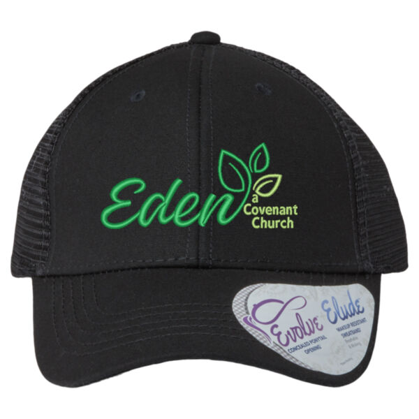Eden (embroidered)  - Women's Modern Trucker Cap Thumbnail